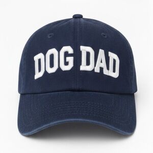 Dog Dad Navy Dad Hat Adjustable Strap Embroidered Baseball Cap Gift Idea Unisex